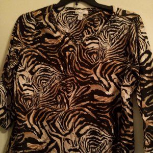 Kim Rogers Tiger Print Tunic